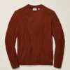 Maglione a collo alto in cotone e cashmere