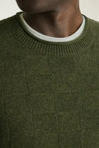 Maglione a collo alto in merino | Elegante maglione in merino per il freddo