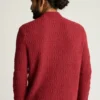 Maglione a collo alto in misto merino