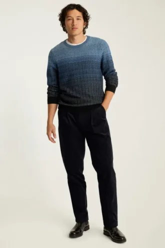 Maglione a collo rotondo sfumato