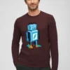 Maglione a girocollo con robot