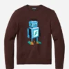 Maglione a girocollo con robot