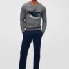 Maglione a girocollo Whale