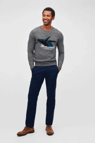 Maglione a girocollo Whale