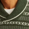 Maglione a scialle Fair Isle