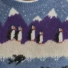 Maglione Arctic Fair Isle | Morbida felpa con collo a V in pile artico