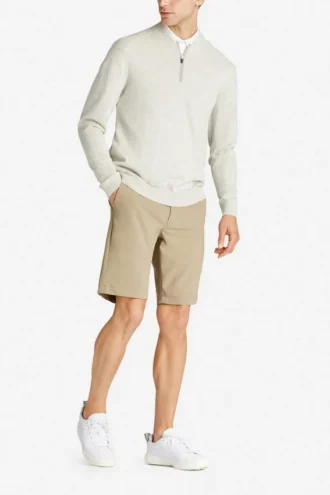 Maglione da golf con collo a club Knockdown