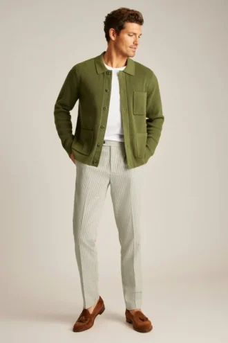 Maglione da lavoro a costine pescatore