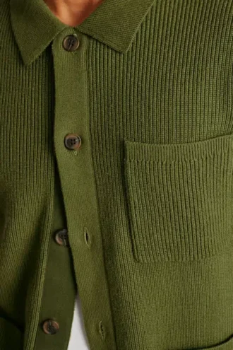 Maglione da lavoro a costine pescatore