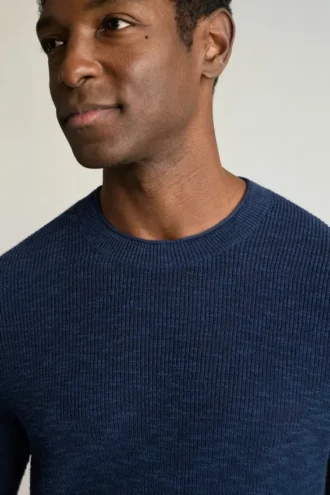 Maglione da uomo a collo alto di Bonobos | Maglia di cotone e lino per la mezza stagione