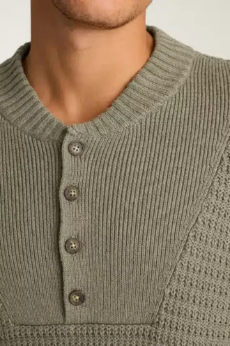 Maglione da uomo in cotone e cashmere di Bonobos | Capo leggero e lussuoso da indossare sotto altri capi