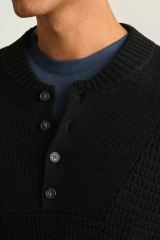 Maglione da uomo in cotone e cashmere di Bonobos | Capo leggero e lussuoso da indossare sotto altri capi