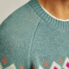Maglione Fair Isle a girocollo
