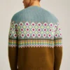 Maglione Fair Isle a girocollo