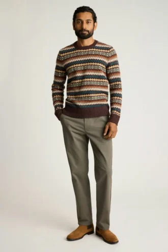 Maglione Fair Isle autunnale