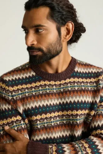 Maglione Fair Isle autunnale