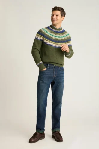 Maglione Fair Isle in misto lana di Bonobos | Maglia calda e festosa