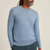 Maglione girocollo in cotone e cashmere