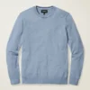 Maglione girocollo in cotone e cashmere