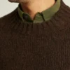 Maglione girocollo in lana di alpaca