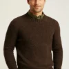 Maglione girocollo in lana di alpaca