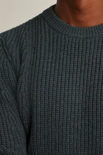 Maglione girocollo melange