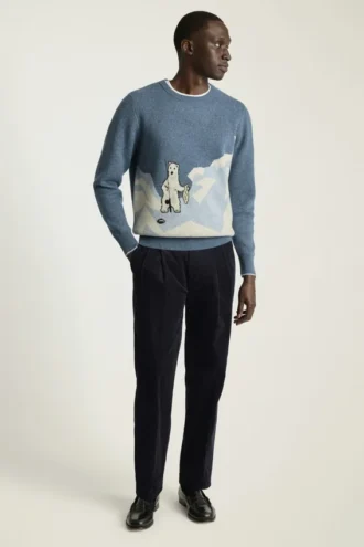 Maglione Gone Fishing | Maglione unico con pesci e motivi di pesca