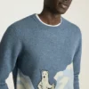 Maglione Gone Fishing | Maglione unico con pesci e motivi di pesca