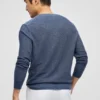 Maglione Henley in cotone ecologico