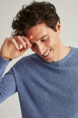 Maglione in cotone e canapa