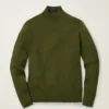 Maglione in lana merino lavabile con collo alto
