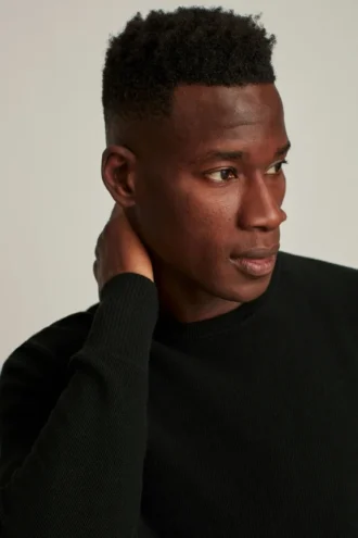 Maglione leggero a punto seme