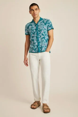 Maglione polo Cabana con motivi floreali psichedelici