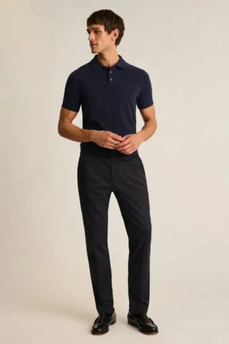 Maglione polo in cashmere