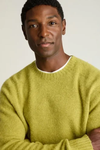 Maglione spazzolato da uomo di Bonobos | Calore leggero da indossare sotto altri capi