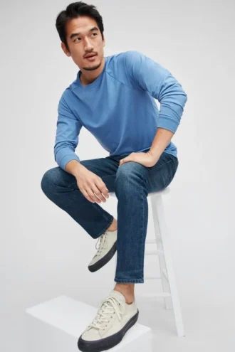 Morbida maglietta a maniche lunghe per tutti i giorni