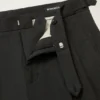 Pantaloncini chino elasticizzati a pieghe