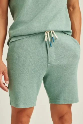 Pantaloncini leggeri a trama waffle