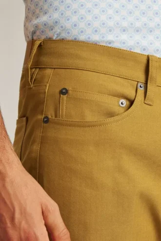Pantaloni a 5 tasche a spina di pesce