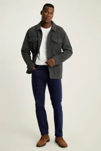 Pantaloni a 5 tasche in velluto a coste