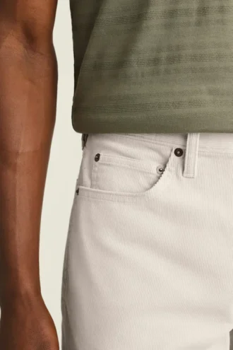 Pantaloni a 5 tasche in velluto a coste