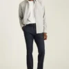 Pantaloni chino a spina di pesce da uomo di Bonobos | Morbidi al tatto come la flanella spazzolata
