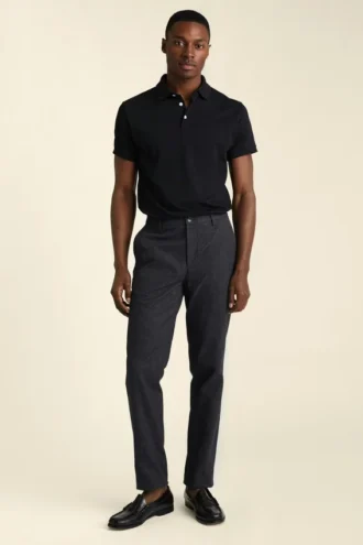 Pantaloni chino a spina di pesce da uomo di Bonobos | Morbidi al tatto come la flanella spazzolata