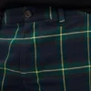 Pantaloni chino elasticizzati in tartan natalizio