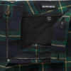Pantaloni chino elasticizzati in tartan natalizio