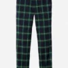 Pantaloni chino elasticizzati in tartan natalizio