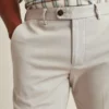 Pantaloni chino elasticizzati italiani