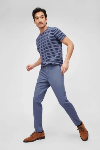 Pantaloni chino elasticizzati leggeri da uomo