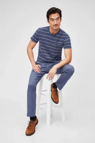 Pantaloni chino elasticizzati leggeri da uomo