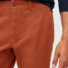 Pantaloni chino in cotone biologico elasticizzato